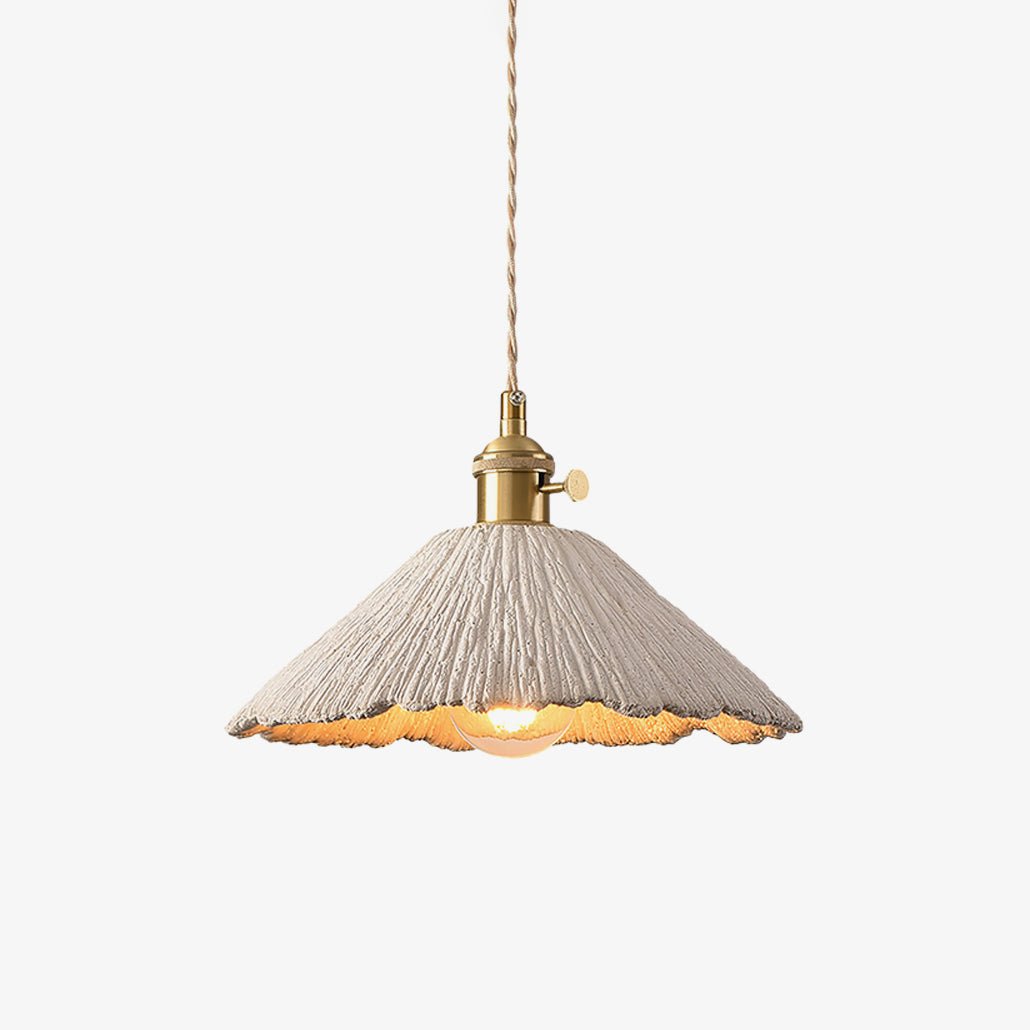 Microcement Pendelleuchte Verstellbarer Stoffschirm-Letslighting