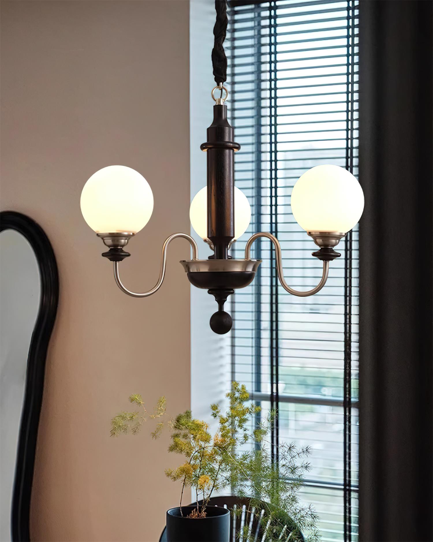 Lumivian 8-Flammiger Globus-Kronleuchter-Letslighting