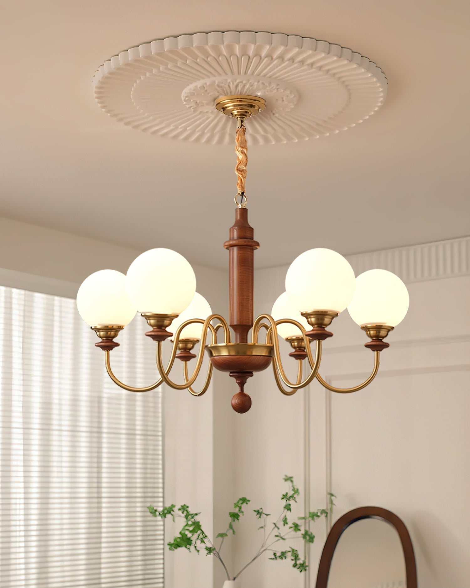 Lumivian 8-Flammiger Globus-Kronleuchter-Letslighting