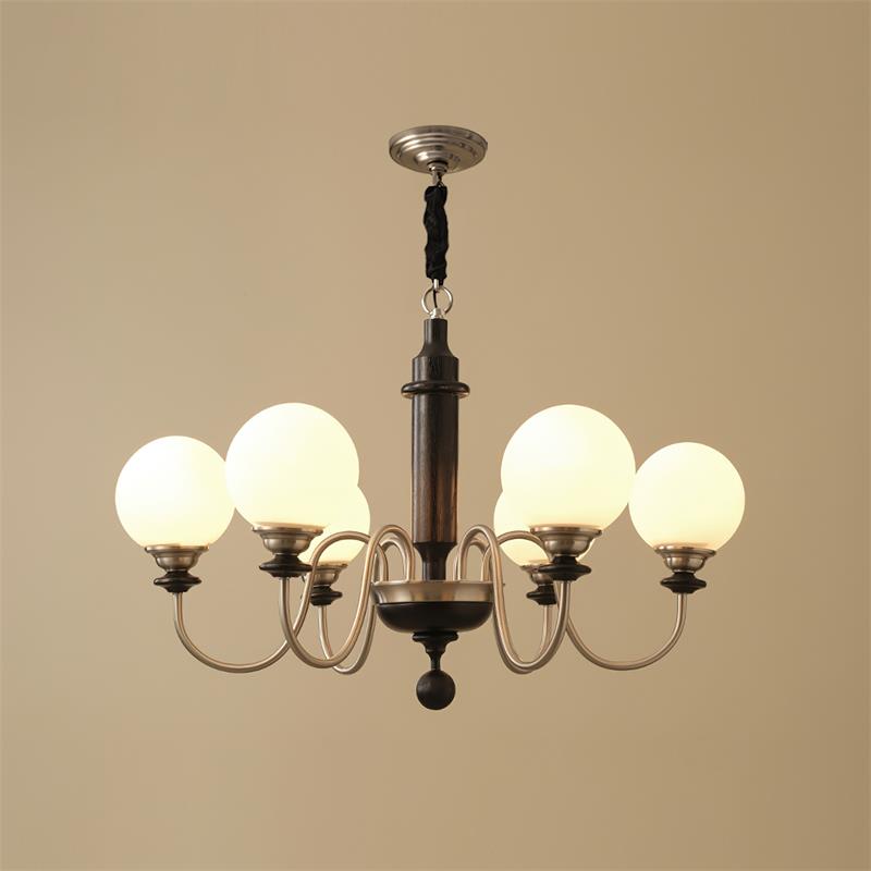 Lumivian 8-Flammiger Globus-Kronleuchter-Letslighting