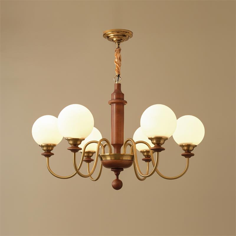 Lumivian 8-Flammiger Globus-Kronleuchter-Letslighting