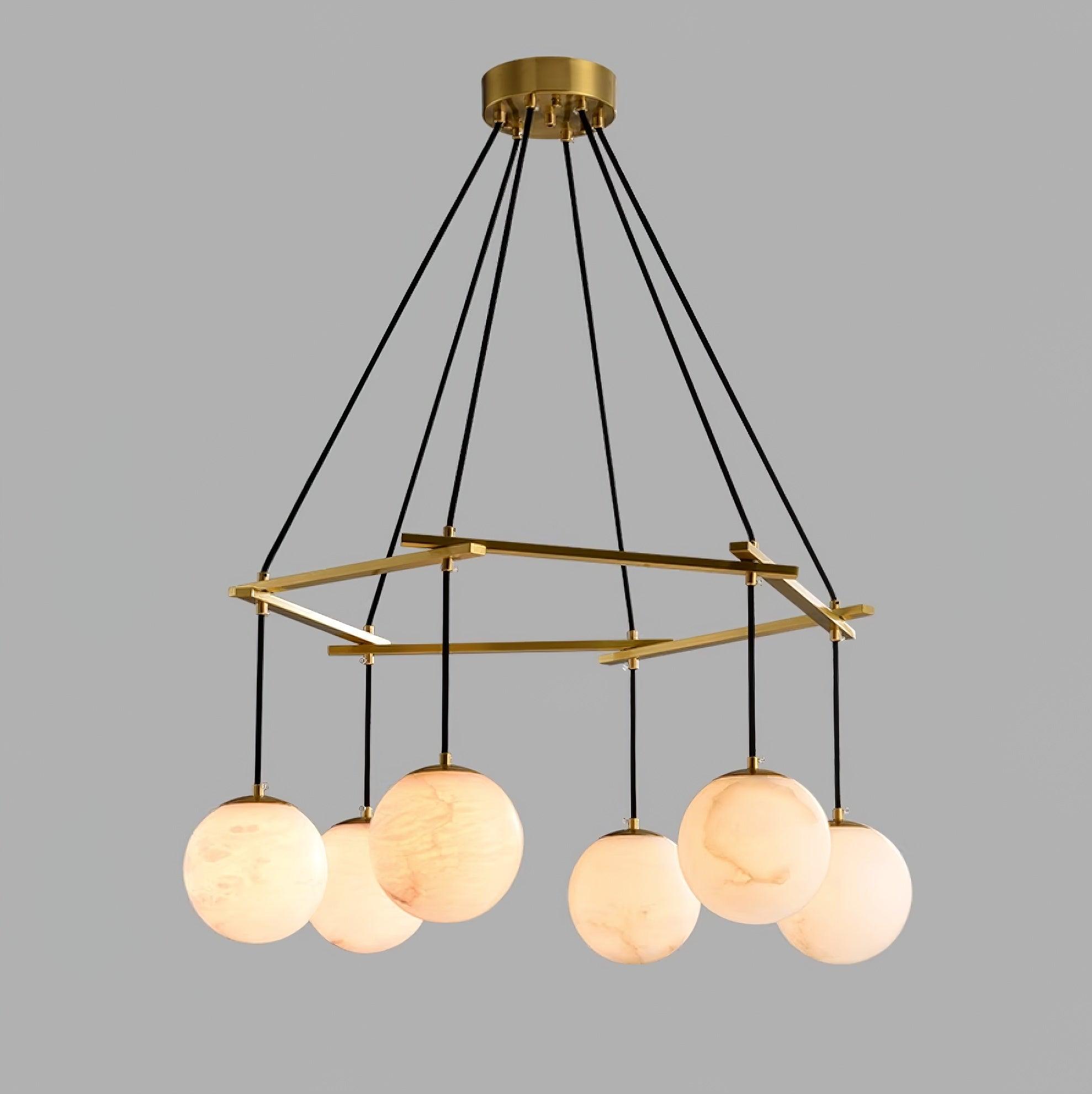 Lunara Alabaster Chandelier - Neutralighting