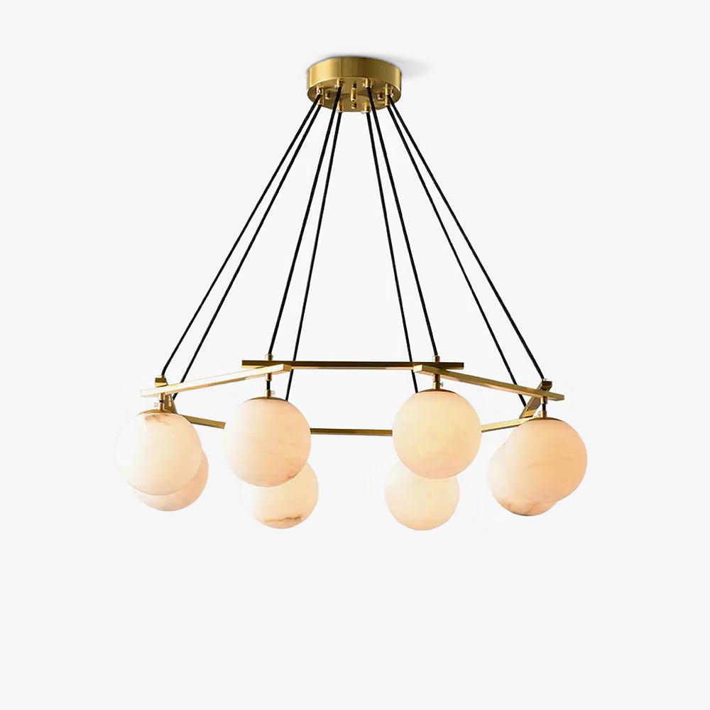 Lunara Alabaster Chandelier - Neutralighting
