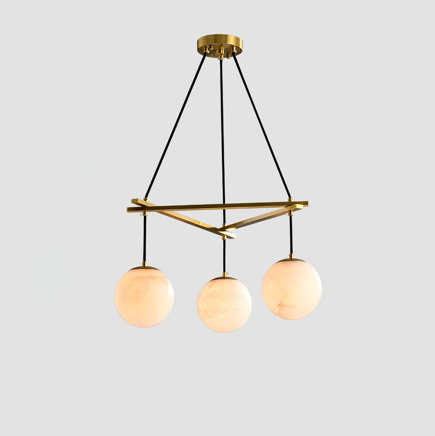 Lunara Alabaster Chandelier - Neutralighting