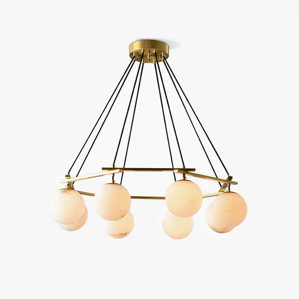 Lunara Alabaster Chandelier - Neutralighting