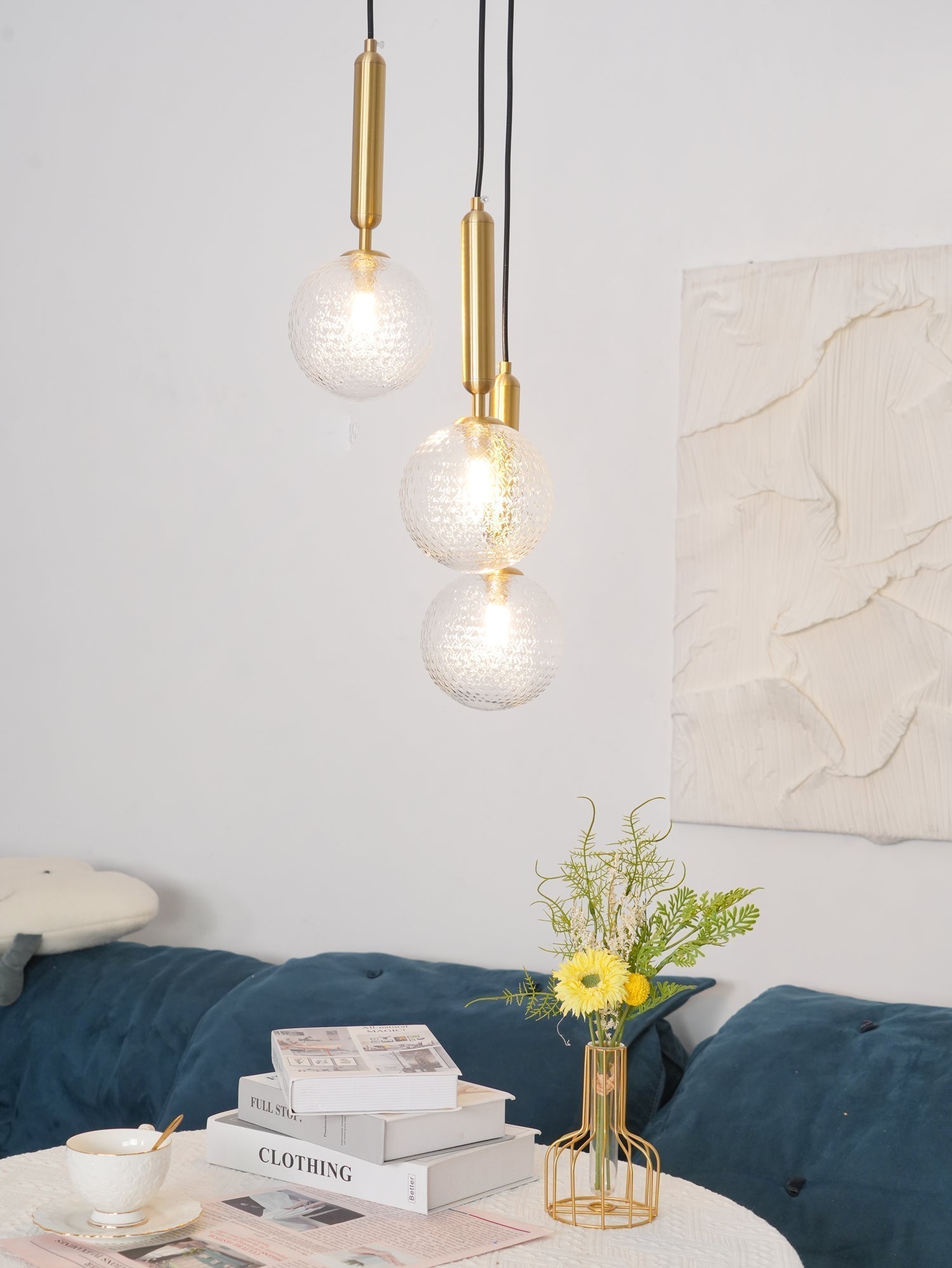Velain Messing Industrielle Pendelleuchte-Letslighting