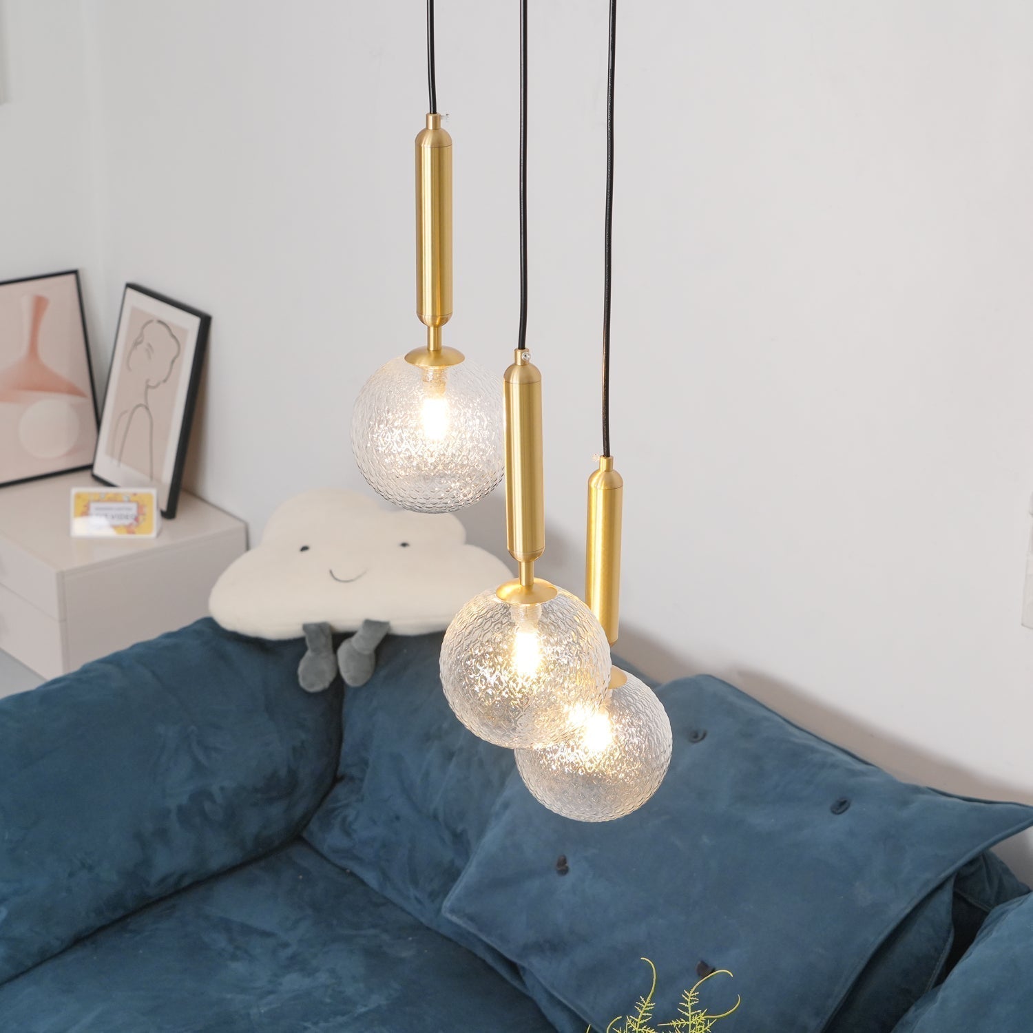 Velain Messing Industrielle Pendelleuchte-Letslighting