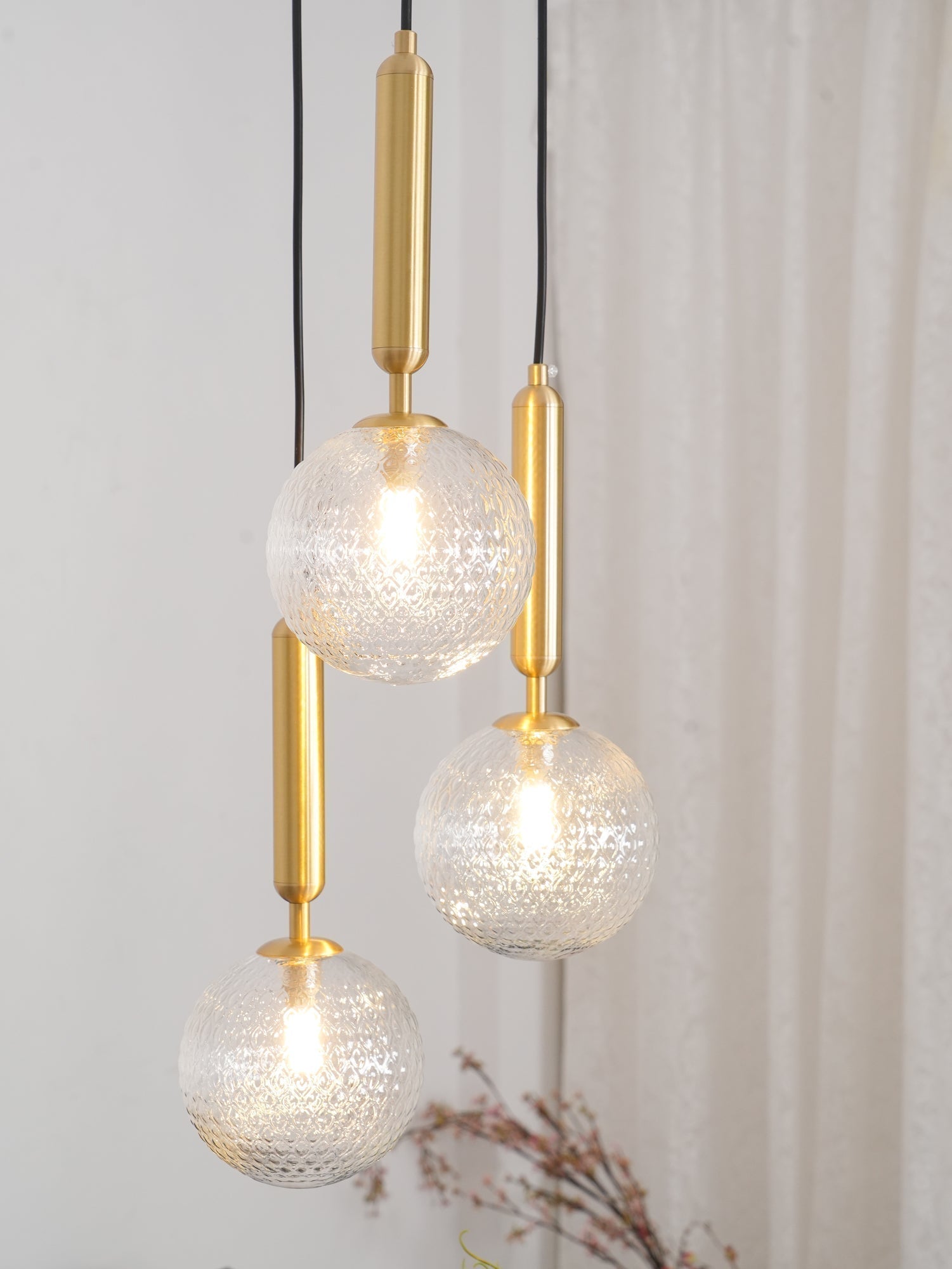 Velain Messing Industrielle Pendelleuchte-Letslighting