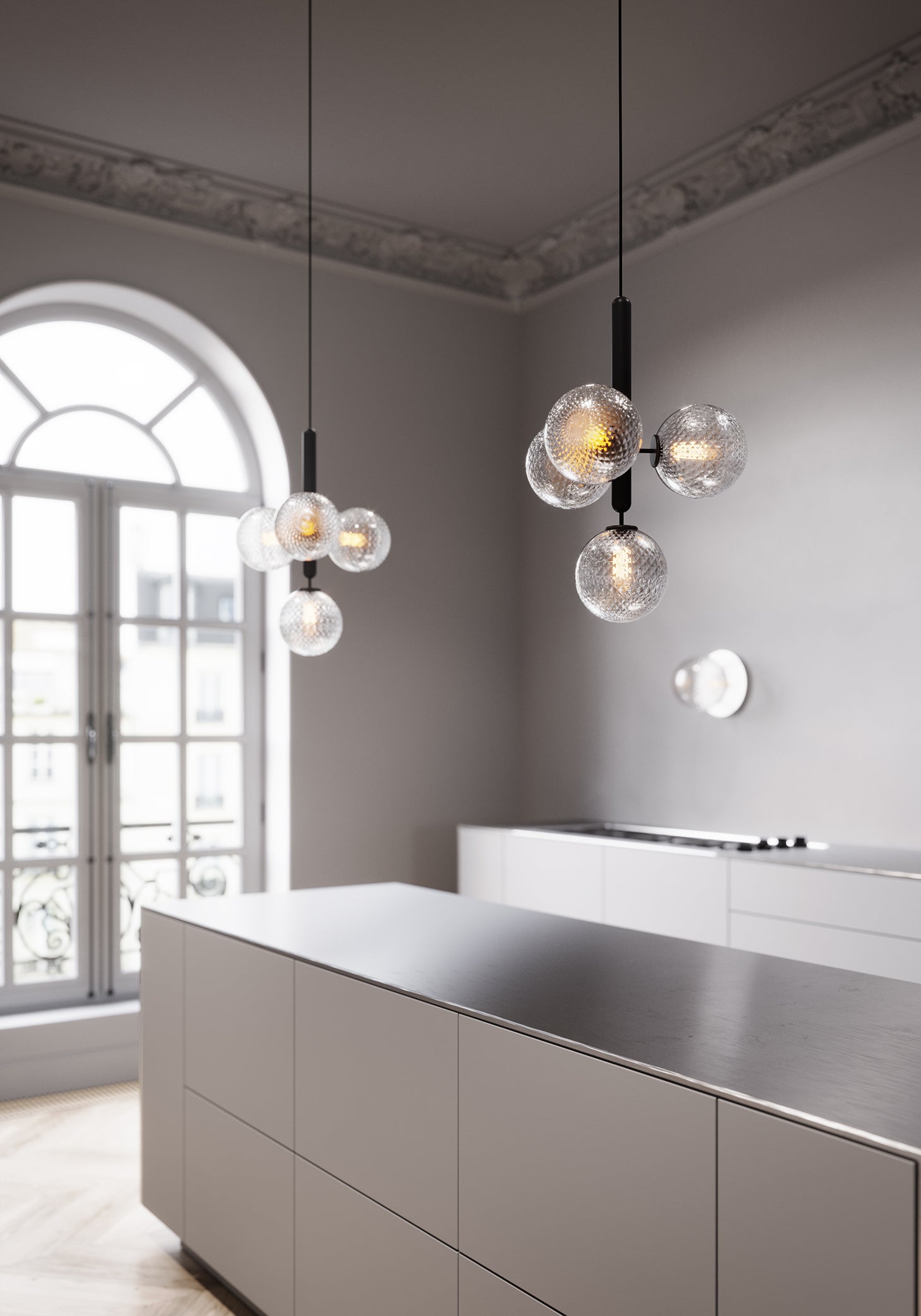 Velain Messing Industrielle Pendelleuchte-Letslighting