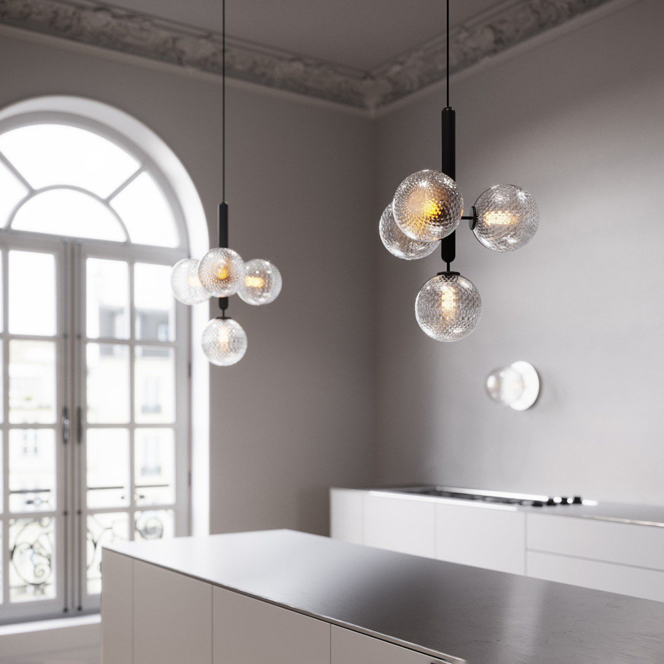 Velain Messing Industrielle Pendelleuchte-Letslighting