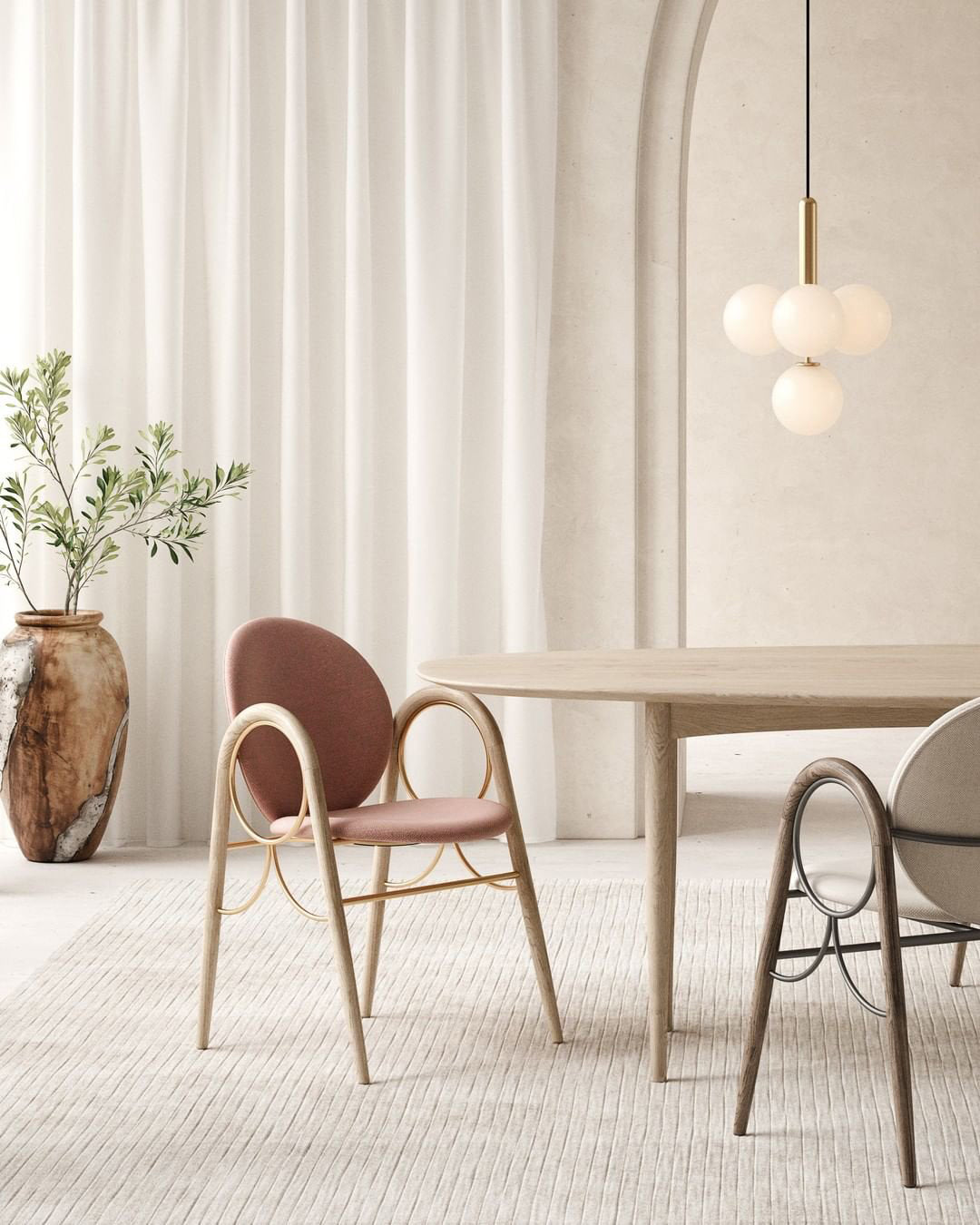 Velain Messing Industrielle Pendelleuchte-Letslighting