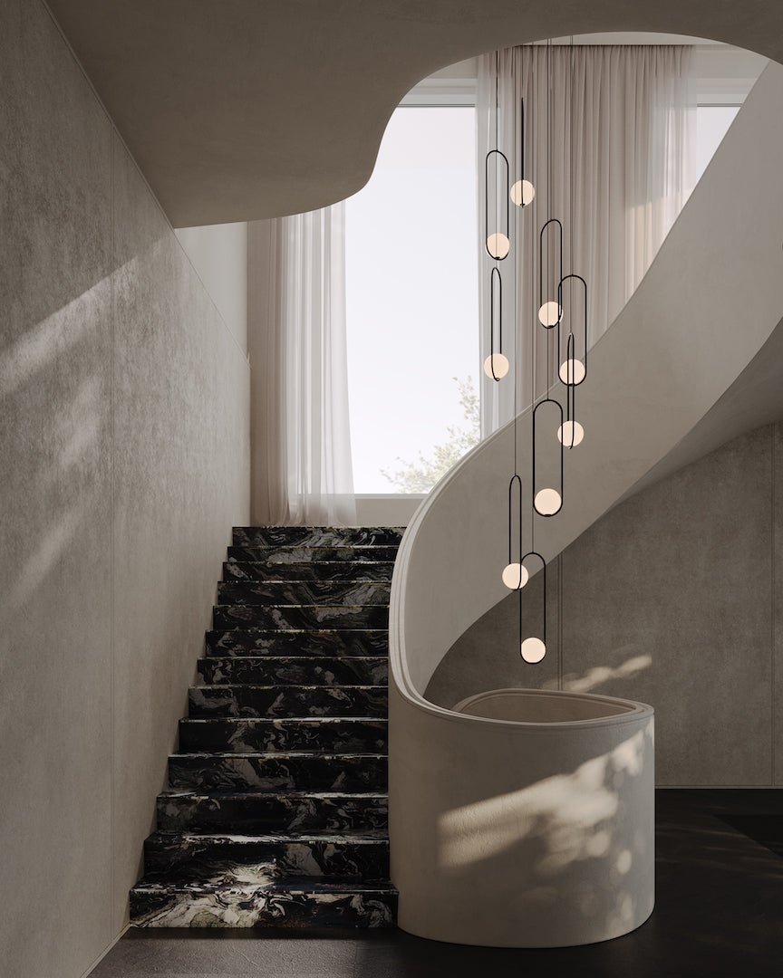 Lylorarae Kombination Glas Kronleuchter-Letslighting