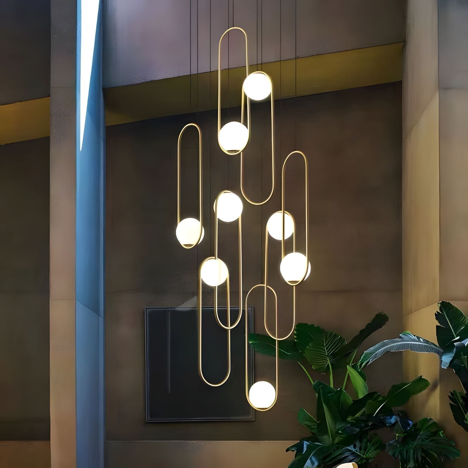 Lylorarae Kombination Glas Kronleuchter-Letslighting