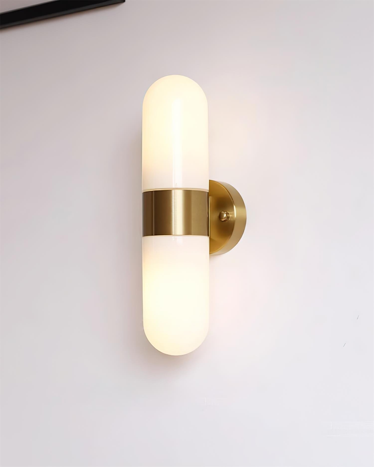 Wandleuchte Metall Glas Modern Minimalistisch Vertikal Wandleuchte Schlafzimmer-Letslighting