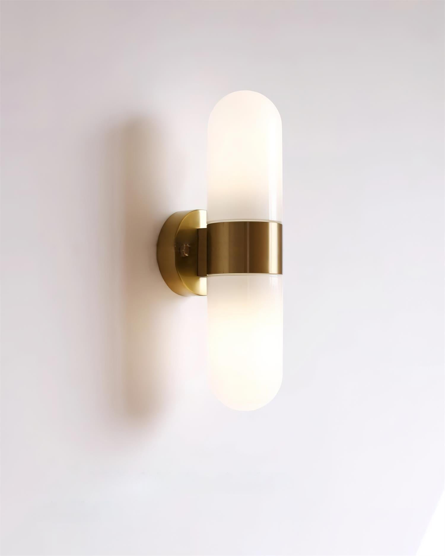 Wandleuchte Metall Glas Modern Minimalistisch Vertikal Wandleuchte Schlafzimmer-Letslighting
