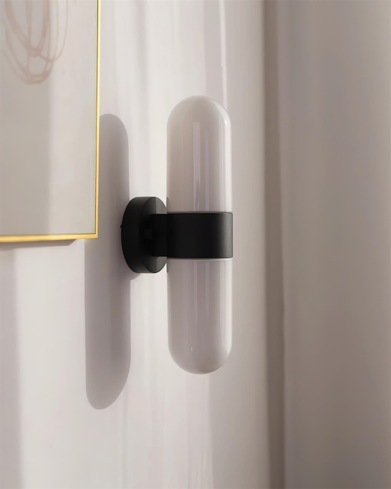 Wandleuchte Metall Glas Modern Minimalistisch Vertikal Wandleuchte Schlafzimmer-Letslighting