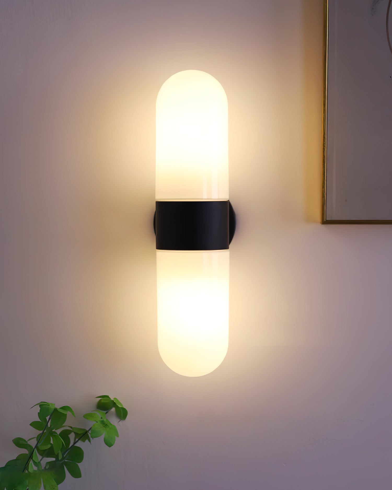 Wandleuchte Metall Glas Modern Minimalistisch Vertikal Wandleuchte Schlafzimmer-Letslighting