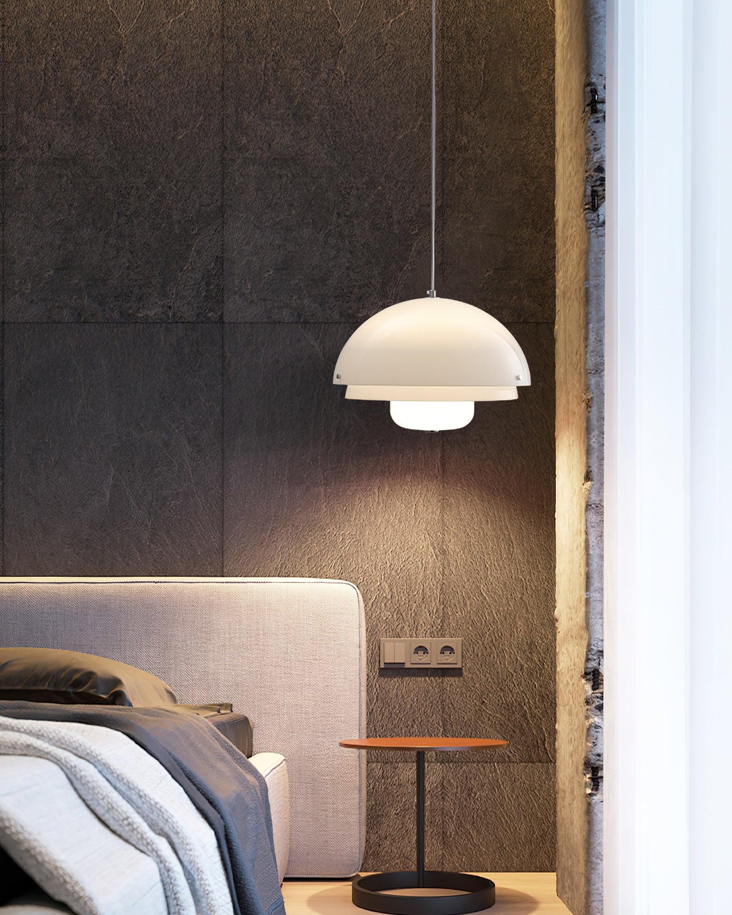 Cuthean Einzigartige Milchweiß-Glas-Anhängerlampe-Letslighting