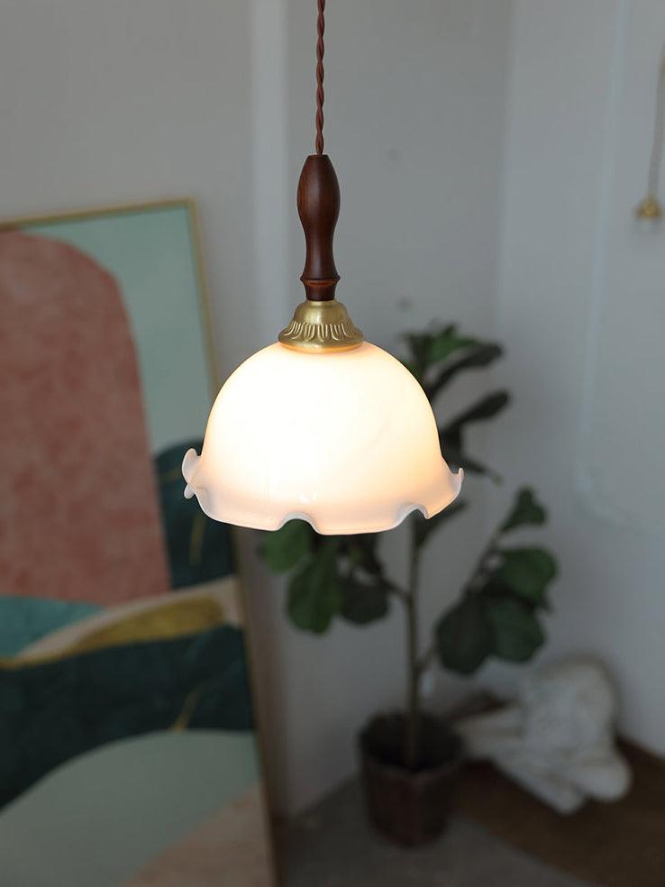 Floria Milchig Blume Pendelleuchte Leuchte-Letslighting