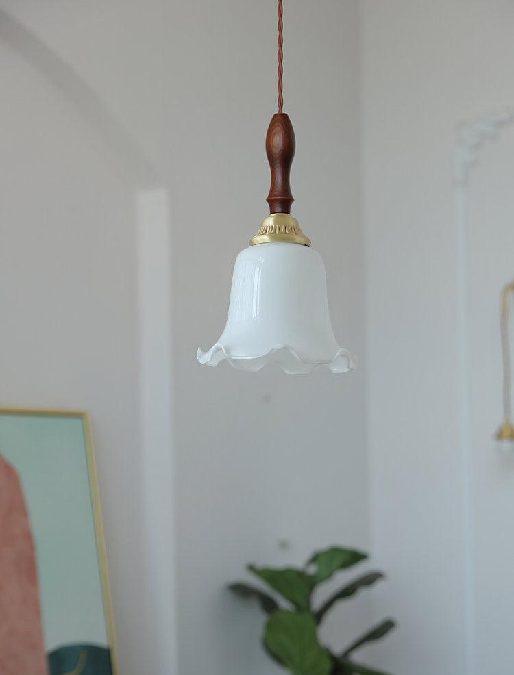 Floria Milchig Blume Pendelleuchte Leuchte-Letslighting