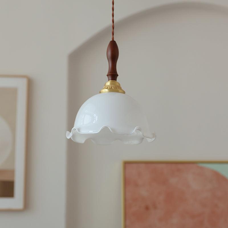 Floria Milchig Blume Pendelleuchte Leuchte-Letslighting