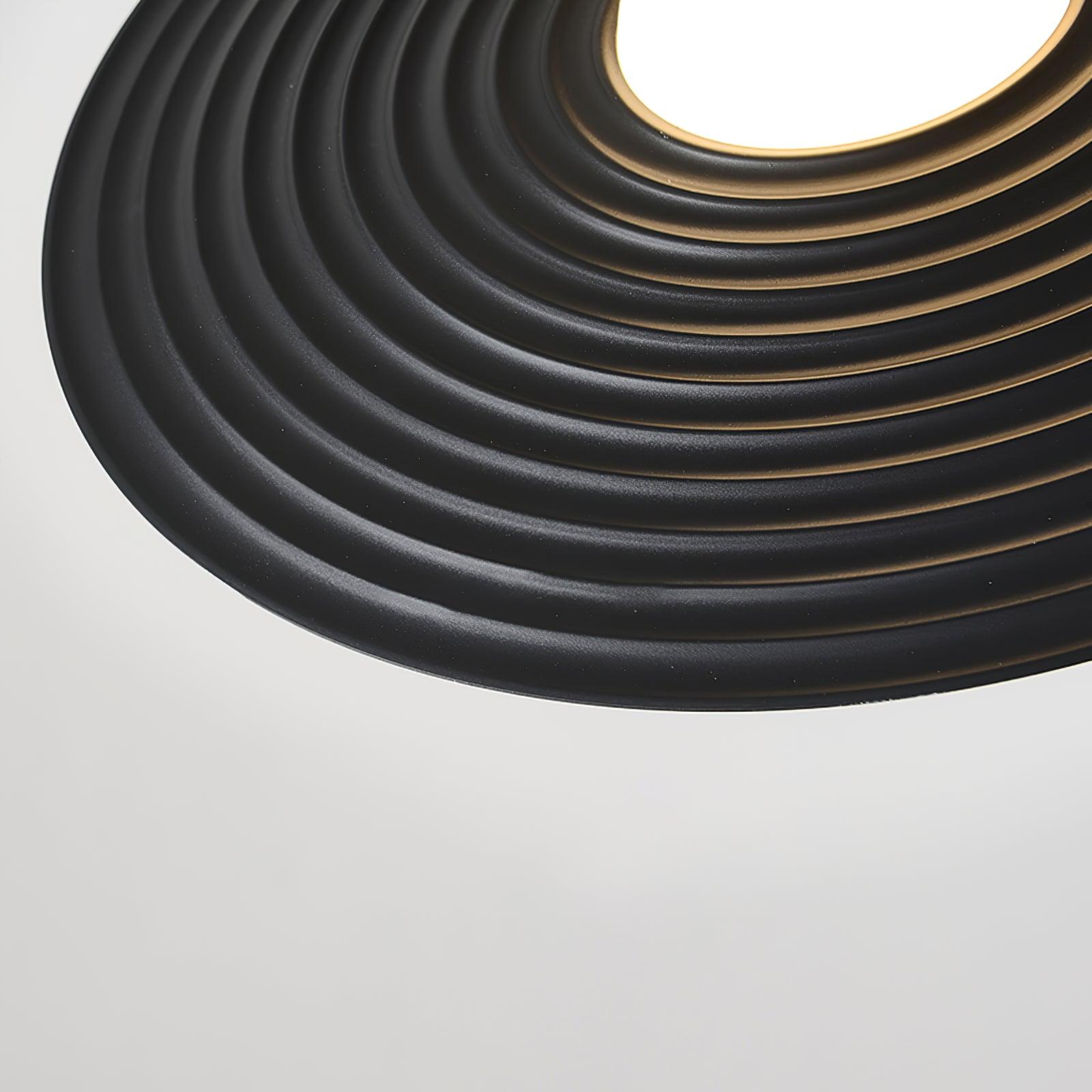 Lustra Pendelleuchte PE Plate Weiß und Schwarz-Letslighting