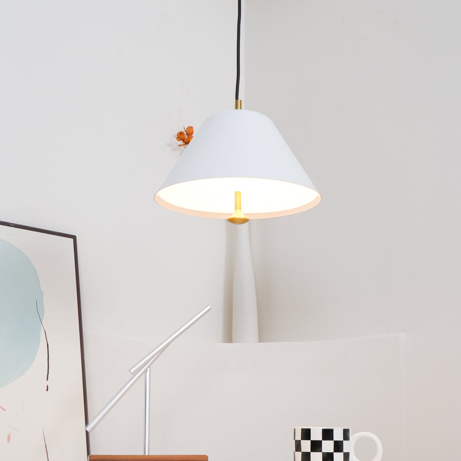 Solara Pendelleuchte Glas Messing Minimalistisch-Letslighting