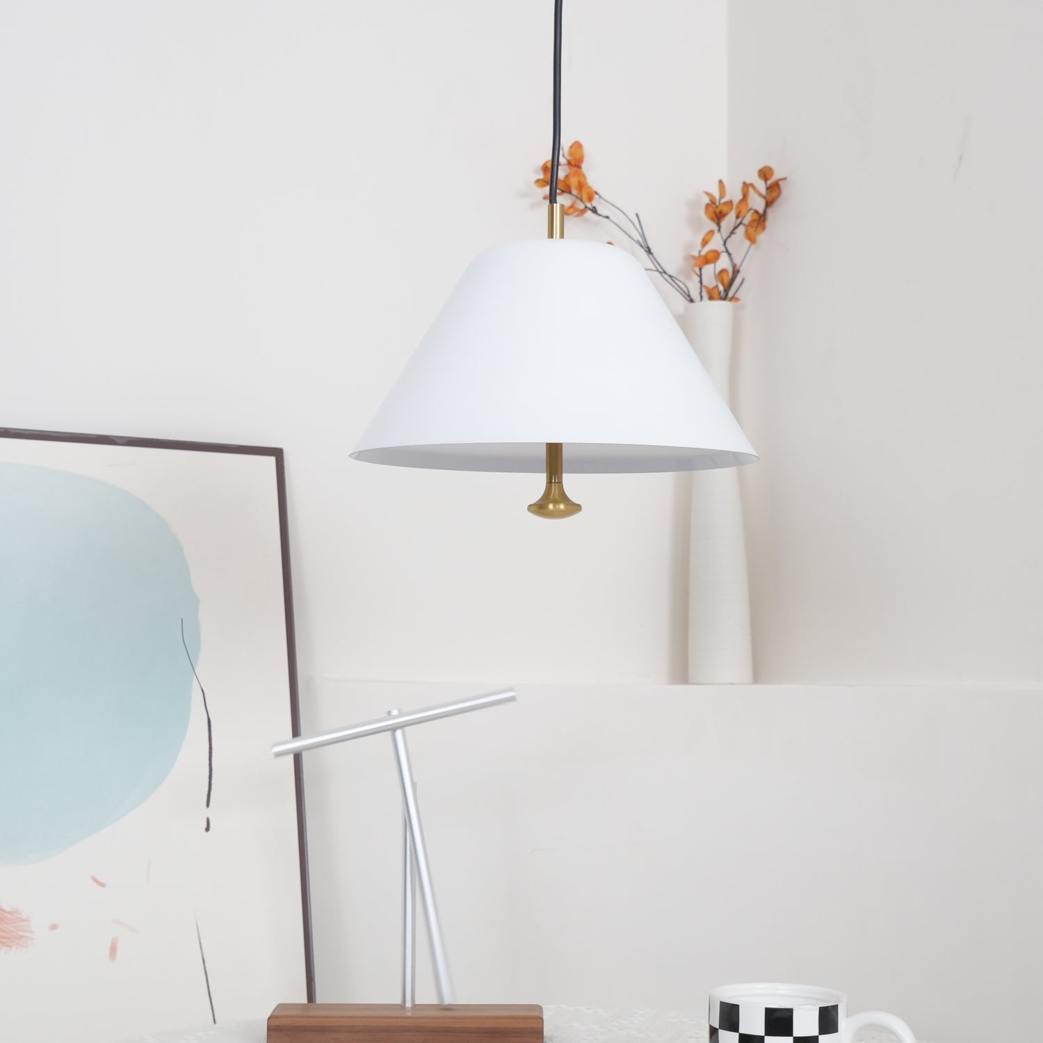 Solara Pendelleuchte Glas Messing Minimalistisch-Letslighting