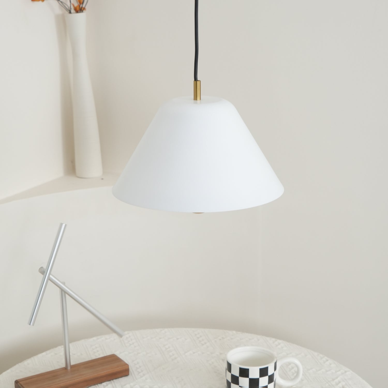 Solara Pendelleuchte Glas Messing Minimalistisch-Letslighting