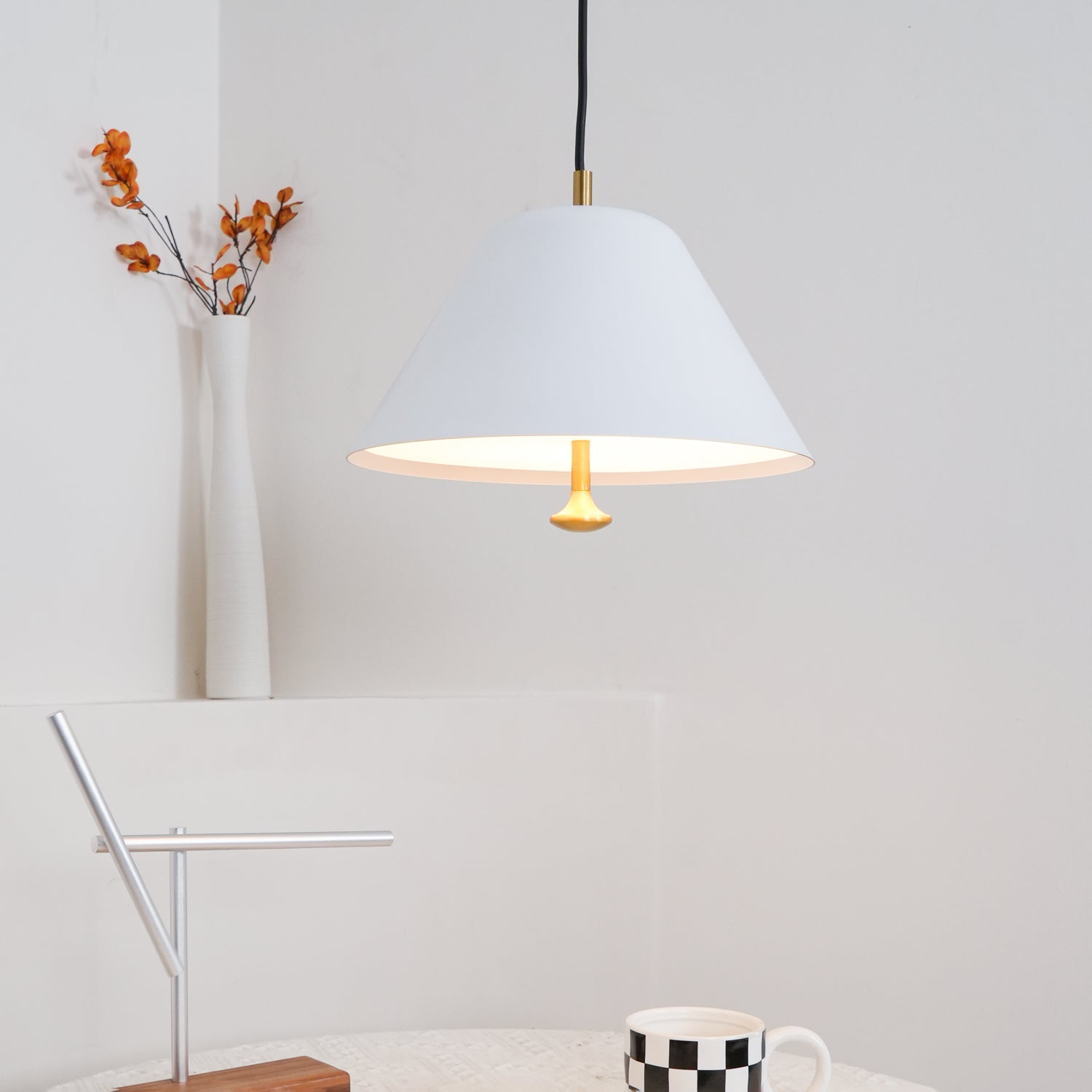 Solara Pendelleuchte Glas Messing Minimalistisch-Letslighting