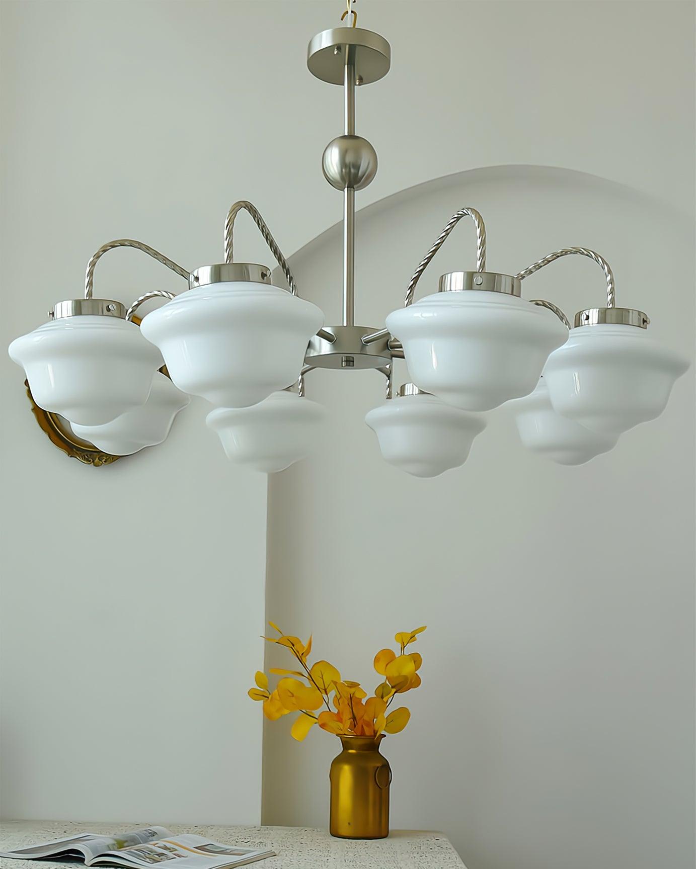Curinel Vintage Kronleuchter aus Chromglas-Letslighting