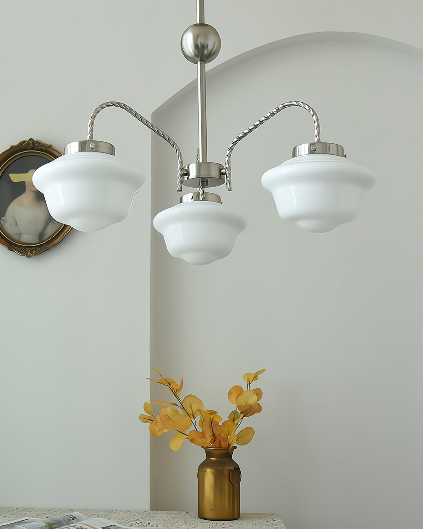 Curinel Vintage Kronleuchter aus Chromglas-Letslighting