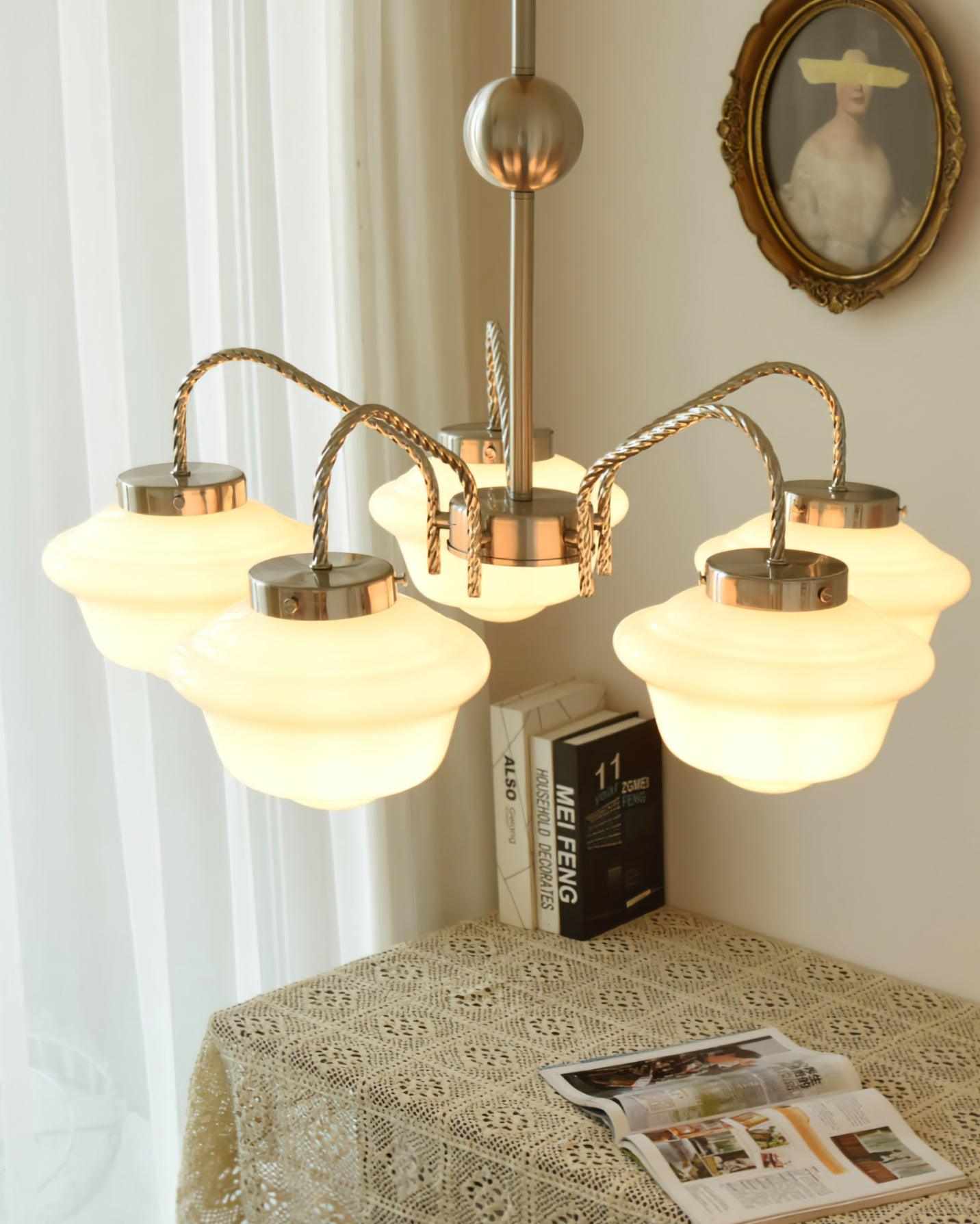 Curinel Vintage Kronleuchter aus Chromglas-Letslighting