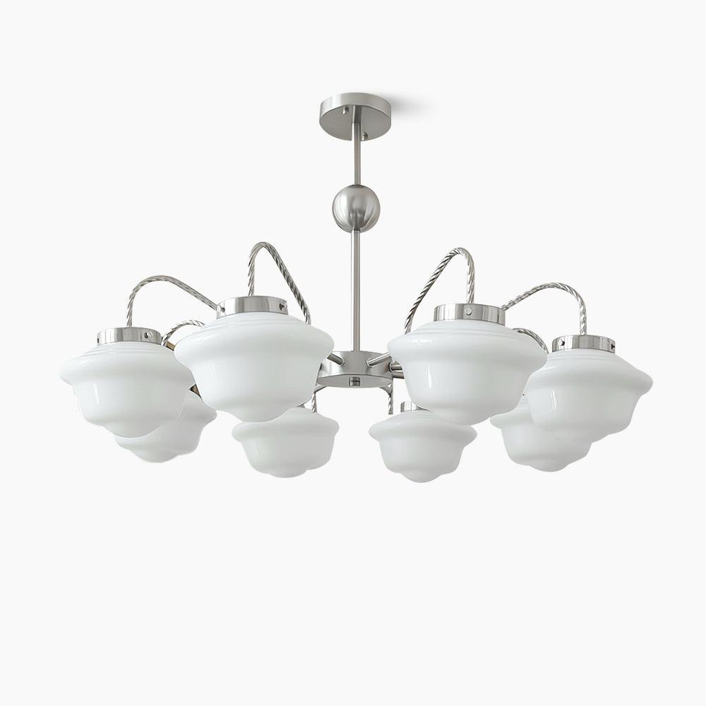 Curinel Vintage Kronleuchter aus Chromglas-Letslighting