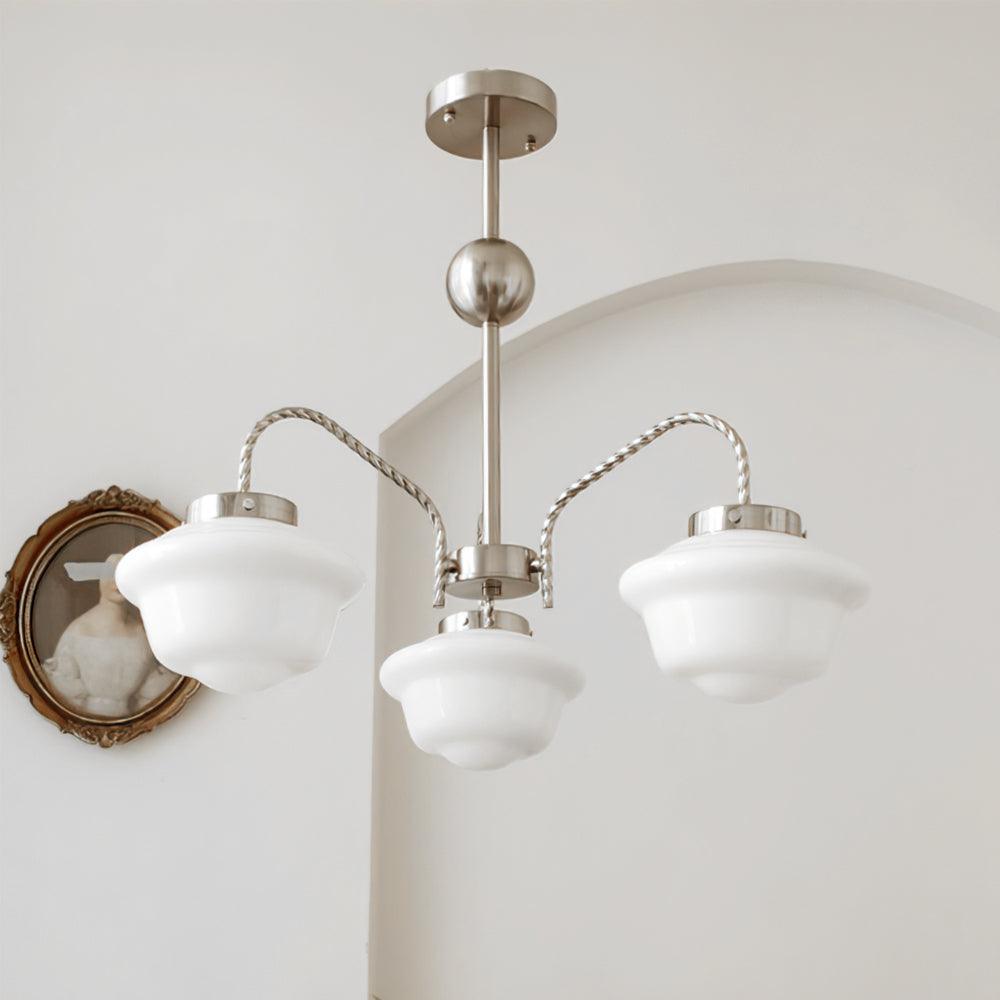 Curinel Vintage Kronleuchter aus Chromglas-Letslighting