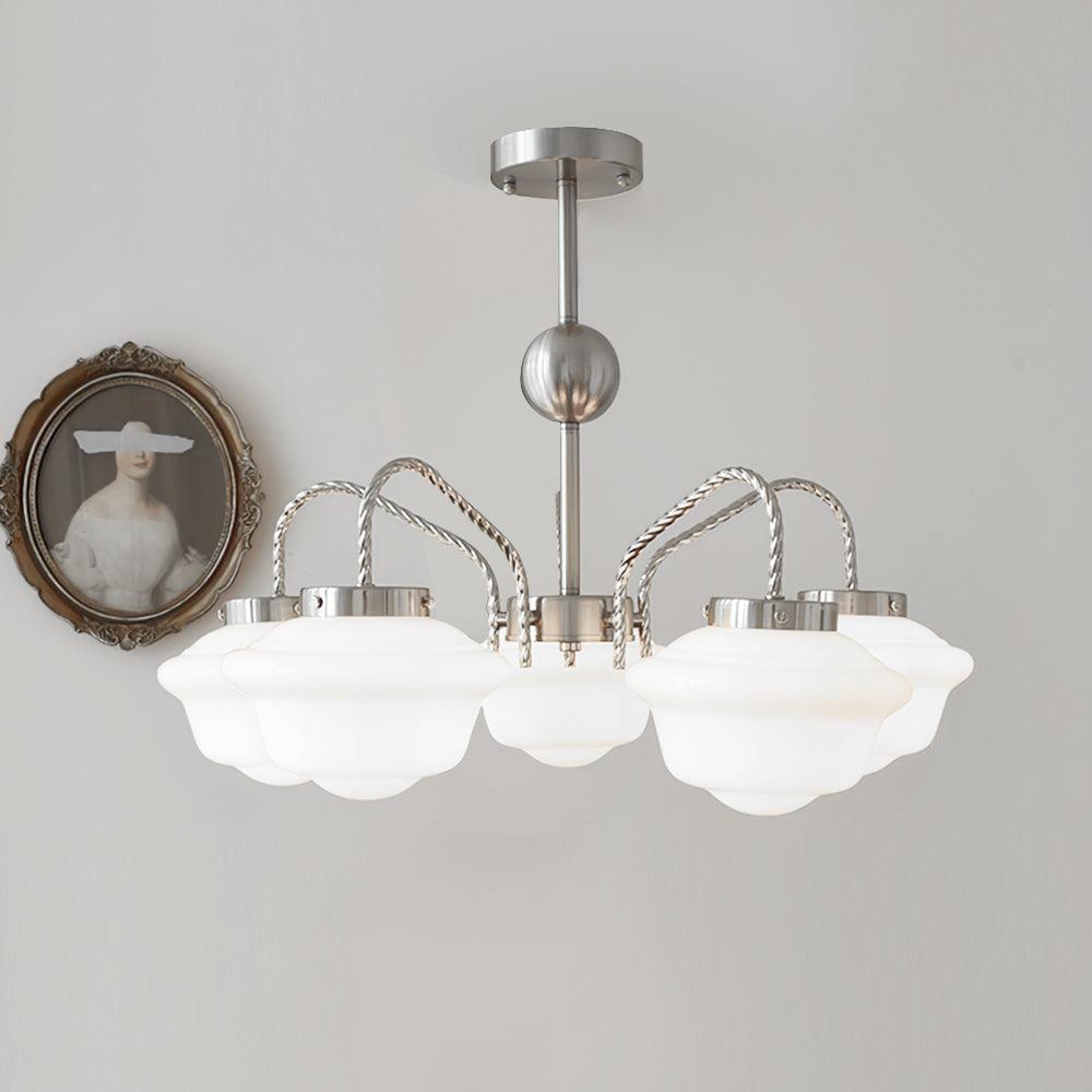 Curinel Vintage Kronleuchter aus Chromglas-Letslighting