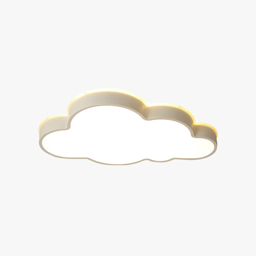 Aria Modern Flush Mount Wolke Deckenleuchte, Weiß, Metall, Schlafzimmer