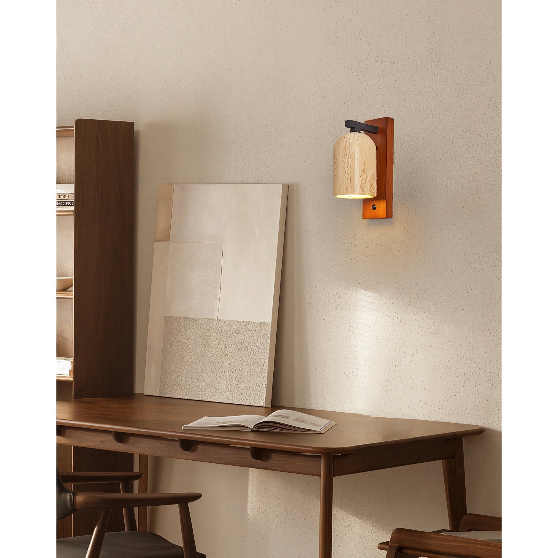 Cevenia Art Classic Natural Travertine Wall Lamp - Letslighting