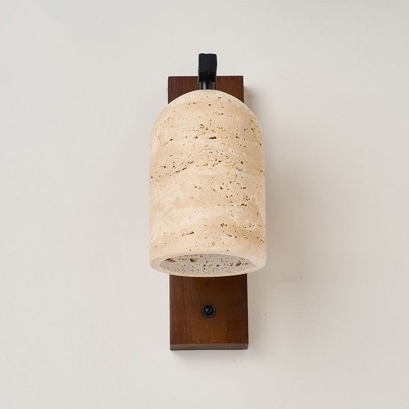 Cevenia Art Classic Natural Travertine Wall Lamp - Letslighting