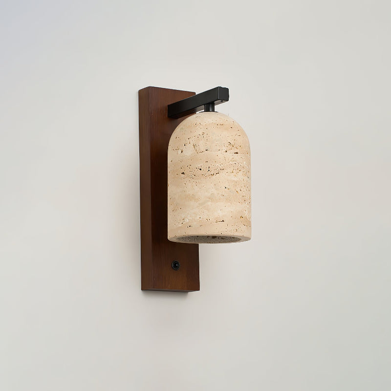 Cevenia Art Classic Natural Travertine Wall Lamp - Letslighting