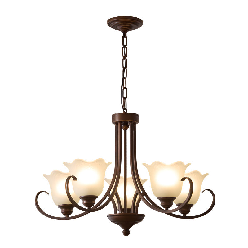 Mireille Floral Chandelier - Blowlighting