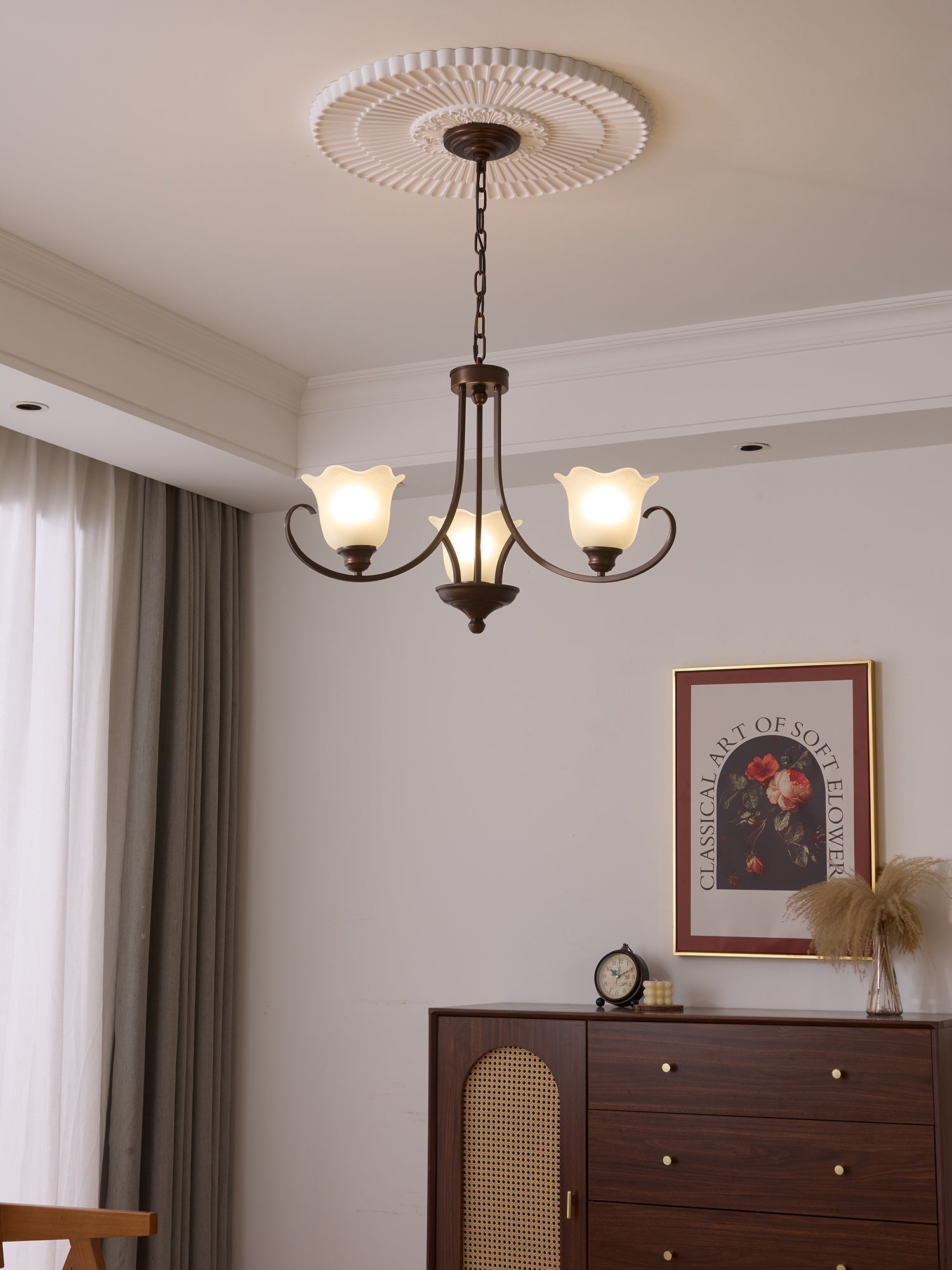 Mireille Floral Chandelier - Blowlighting