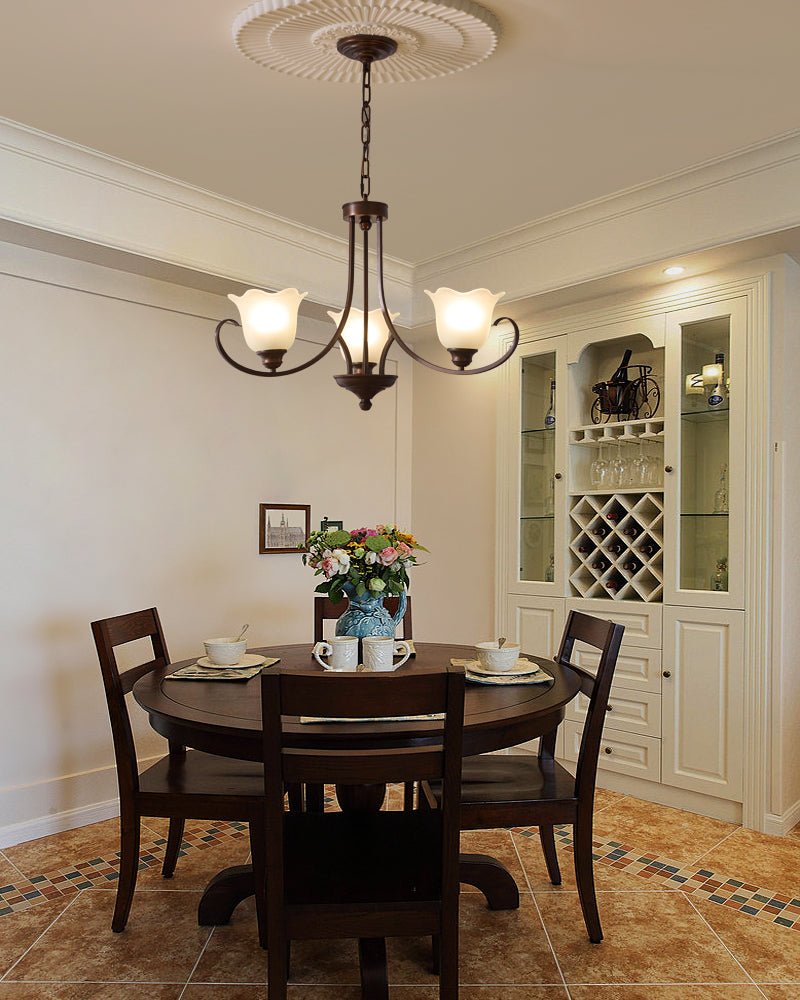 Mireille Floral Chandelier - Blowlighting