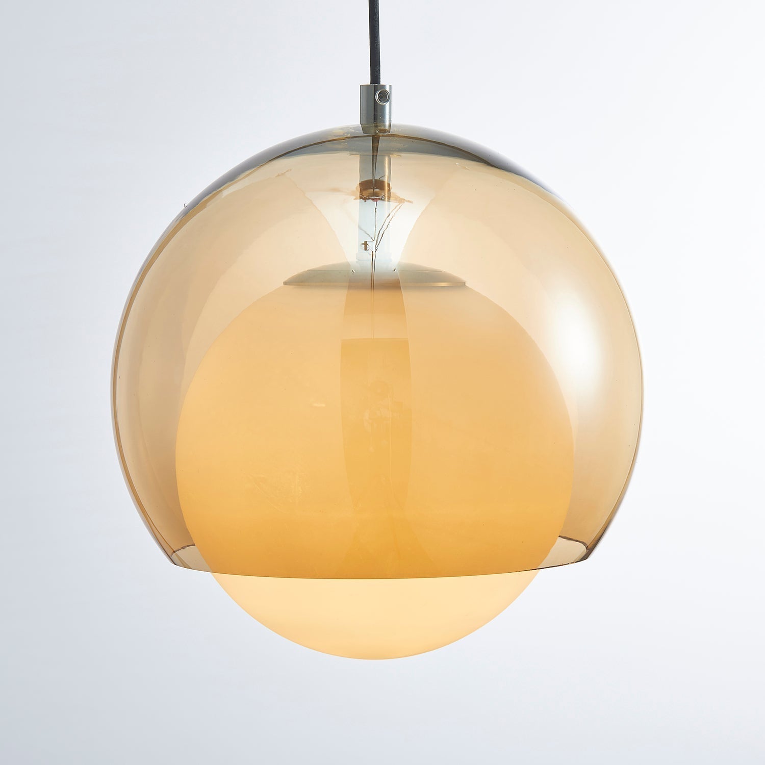 Pendelleuchte Doppelkugel Schirm Glas Modern-Letslighting