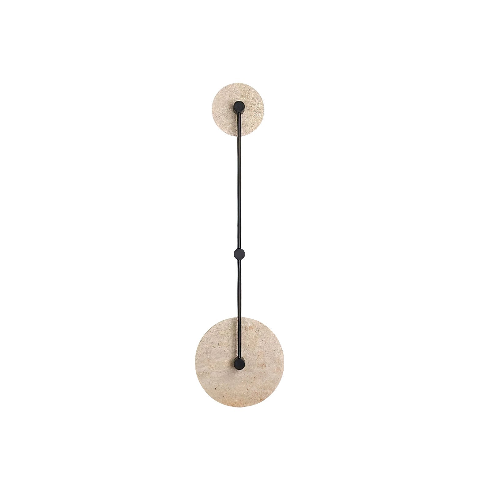 Ilvara Modern Minimalist Beige Travertine Wall Lamp - Letslighting