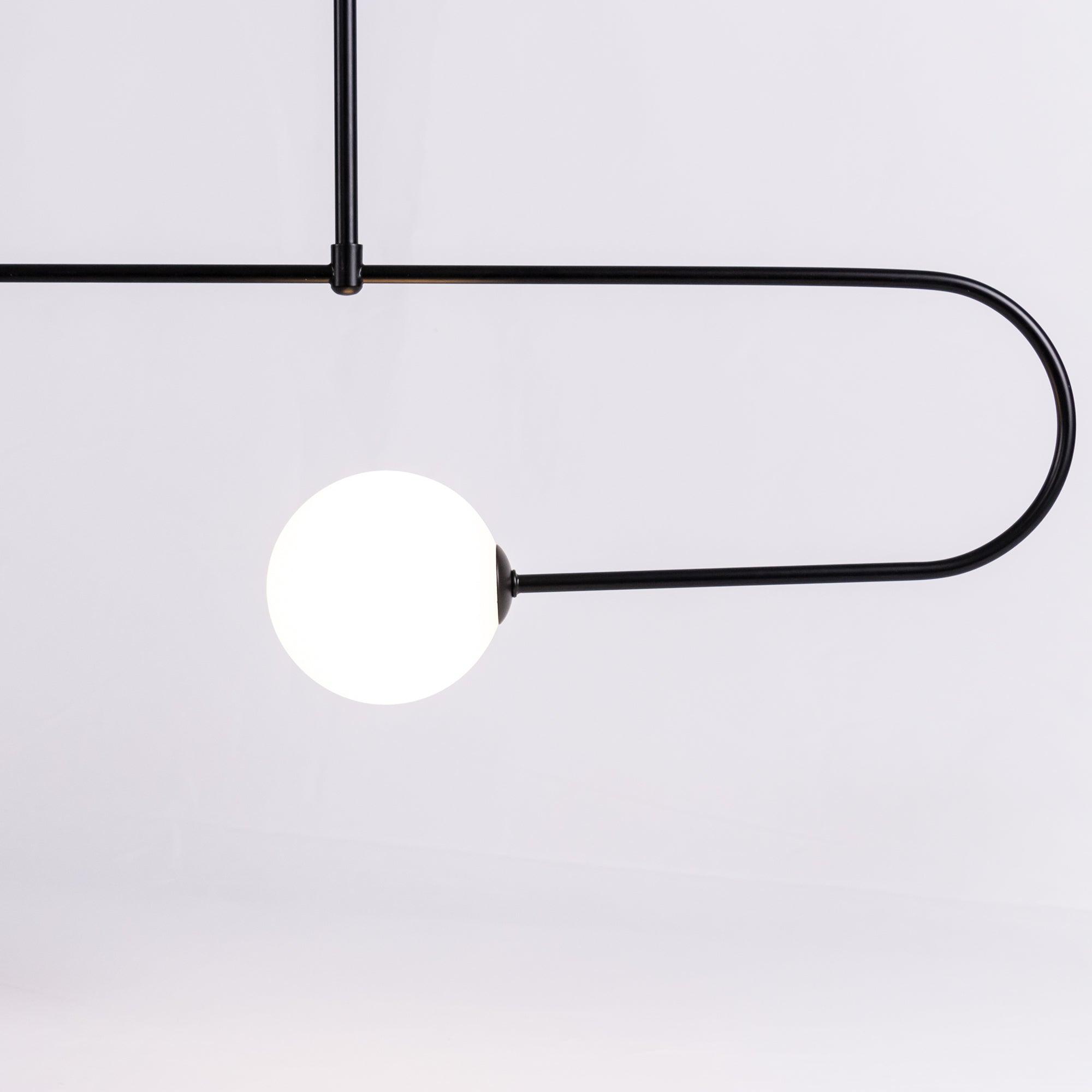 Lustra Kronleuchter Mobile Schwarz Minimalistisch-Letslighting
