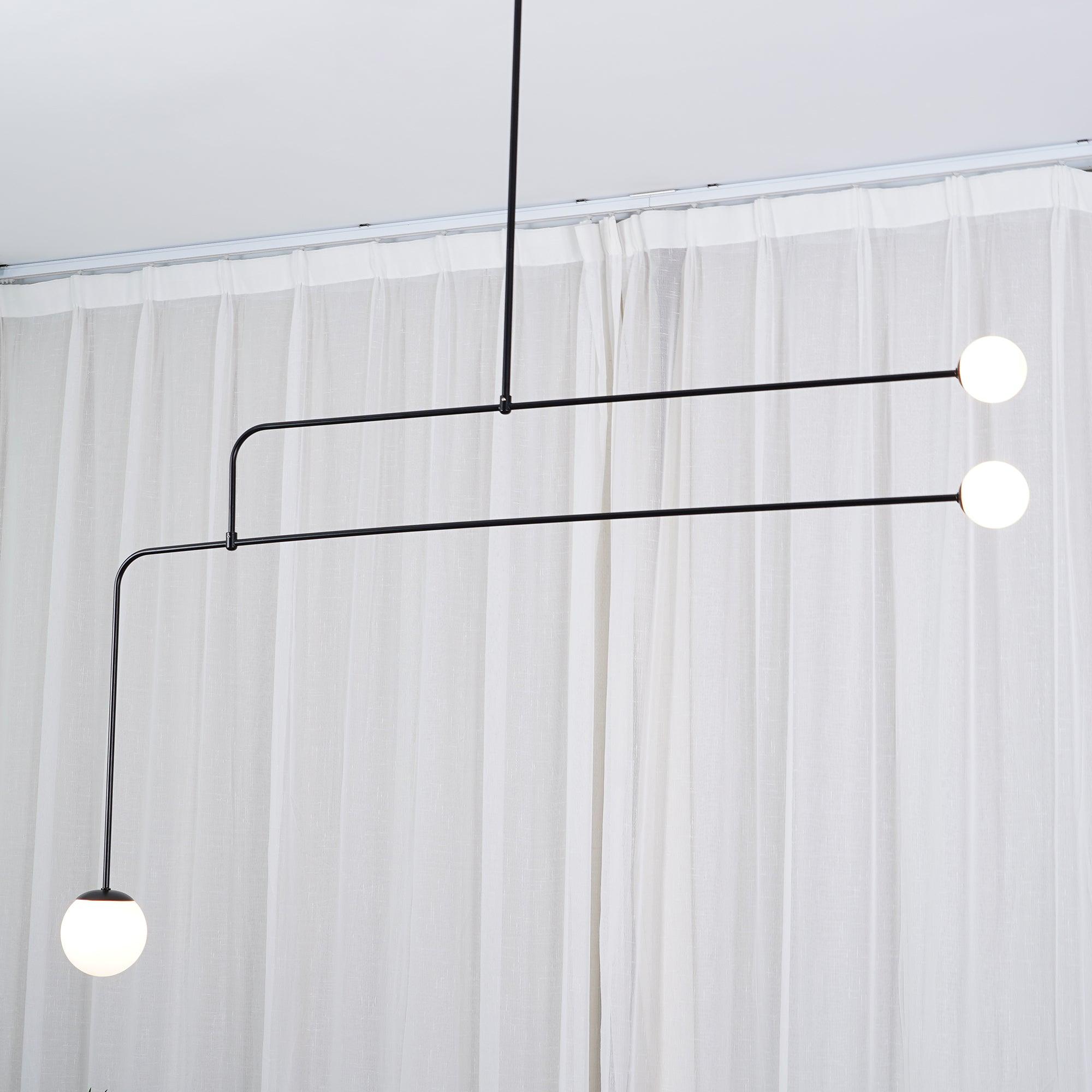 Lustra Kronleuchter Mobile Schwarz Minimalistisch-Letslighting