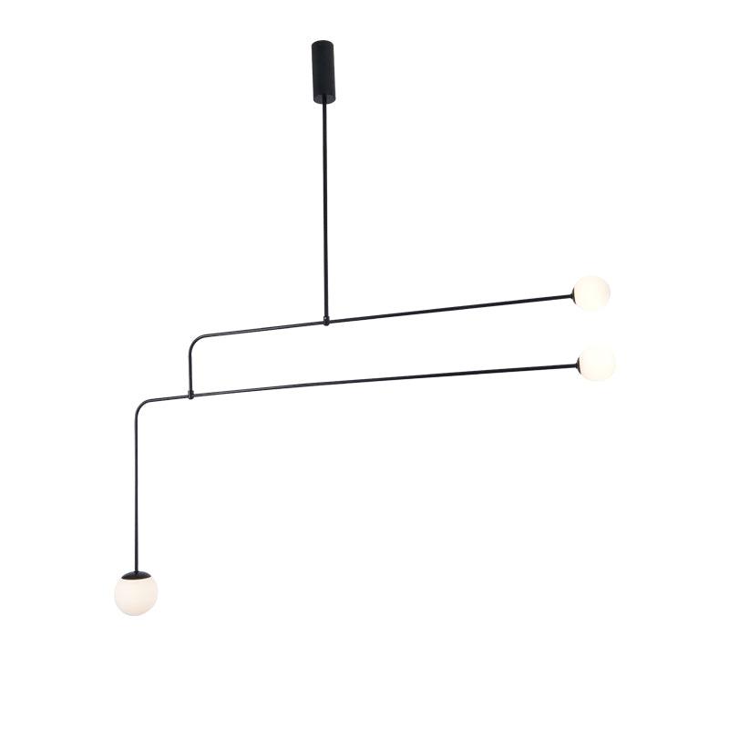 Lustra Kronleuchter Mobile Schwarz Minimalistisch-Letslighting