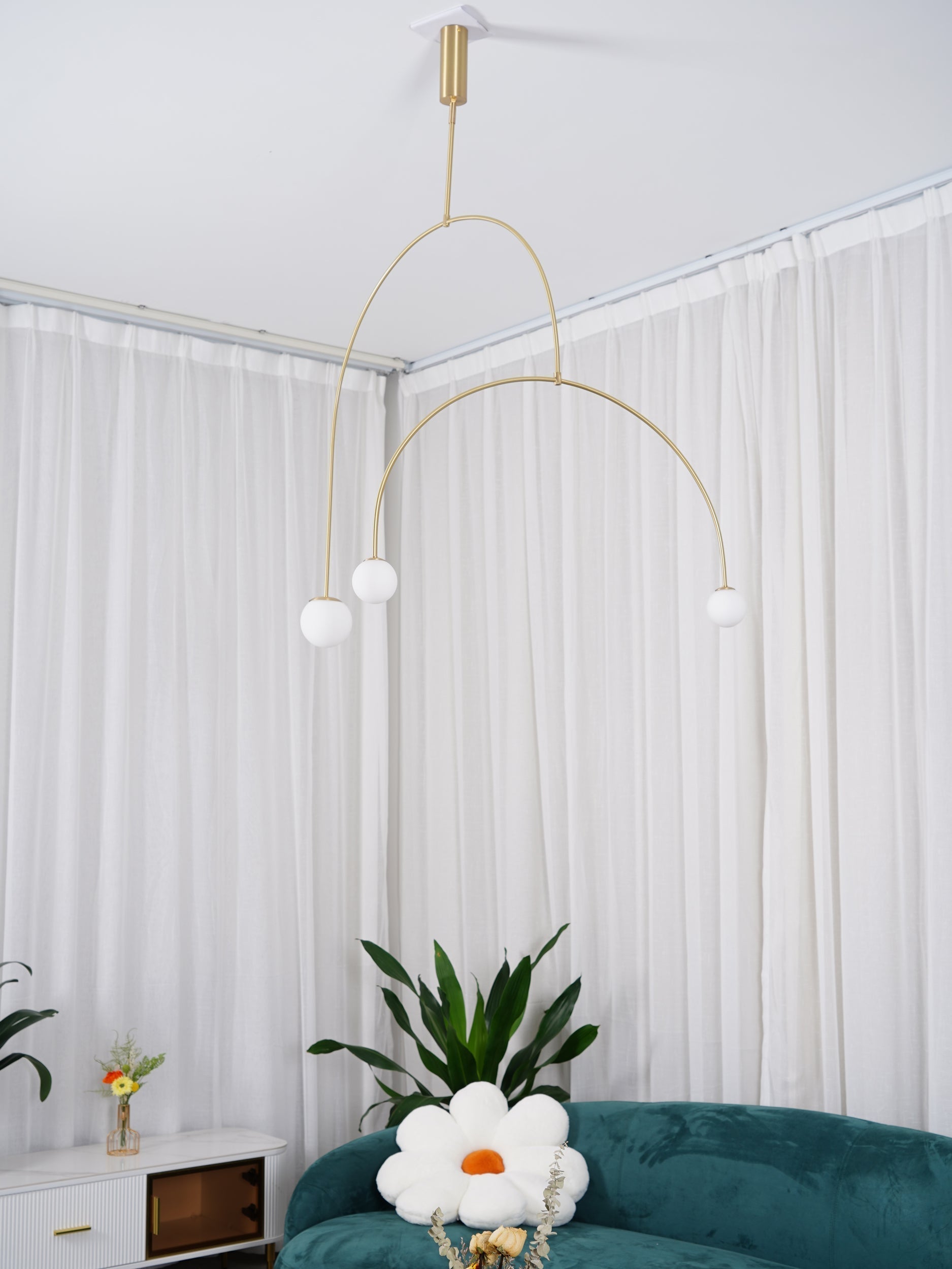 Lustra Kronleuchter Mobile Schwarz Minimalistisch-Letslighting