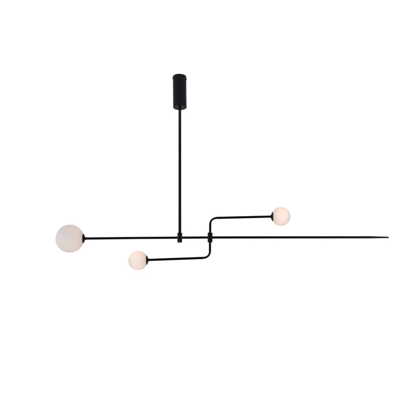 Lustra Kronleuchter Mobile Schwarz Minimalistisch-Letslighting